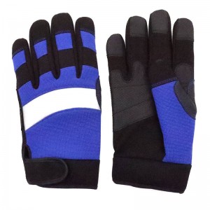 Safety Mechanic Gloves For Work Construction Industrial Microfiber Anti Vibration Cut Resistant Hand