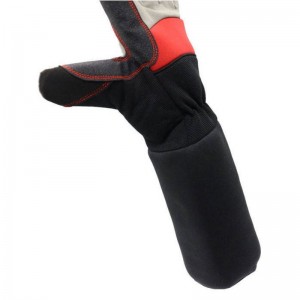 Mechanical Gloves Vuam hnab looj tes Ntev tes tsho Microfiber Synthetic tawv mos tiv thaiv tes ua hauj lwm kev nyab xeeb vaj