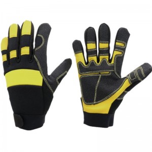 Mechanické pracovné rukavice Industrial Gloves Prémiová dlaň z kozej kože