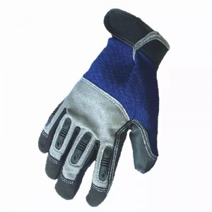 Автомобилни предпазни ръкавици Висококачествена TPR кожа Устойчива на абразия Индустриална работа Механични