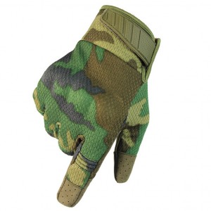 Tactical Gloves Camouflage Shooting Shock Resistant Hard Knuckle Full Finger Touch Screen Protective