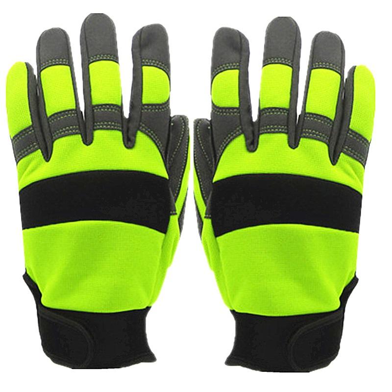 Mechanical Protection Gloves Top Quality Impact Oil and Gas Industries Synthetic Leather TPR Safety