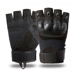 Tactical Gloves Half Finger Hard Knuckle Fingerless  Climbing Outdoor Sport Workout Hunting Shooting Combat