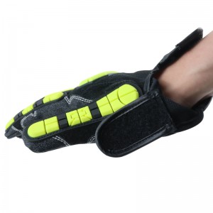 Anti Impact Gloves For Mechanic TPR Durable Heavy Duty Safety Working Gloves
