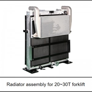 Radiator for heavy duty equipments