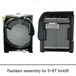 Radiator for heavy duty equipments