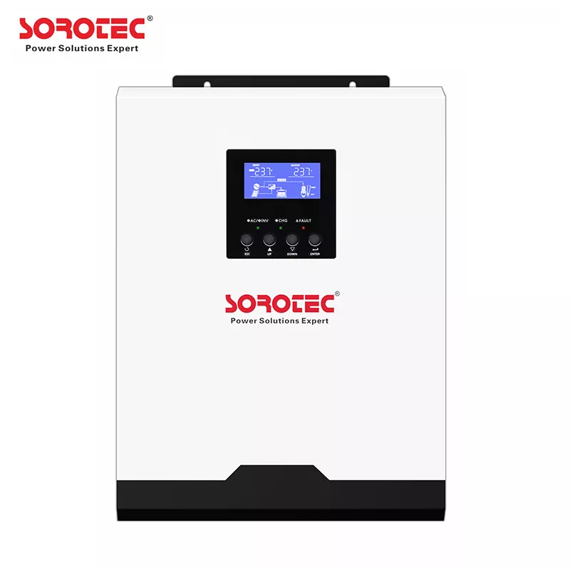 China Discount Price Fronius Solar Inverter - LCD Display PV Range  90-430VDC  Off Grid Solar Inverter Built-in 80A MPPT Solar Charger  – Soro Manufacture and Factory | Soro