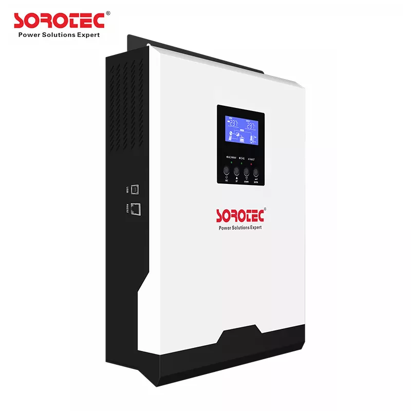 China Discount Price Fronius Solar Inverter - LCD Display PV Range  90-430VDC  Off Grid Solar Inverter Built-in 80A MPPT Solar Charger  – Soro Manufacture and Factory | Soro