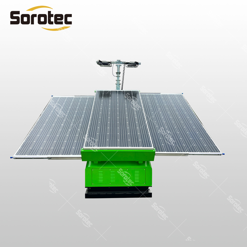 Solar Lighting Tower Manufacturer with LED Lamp