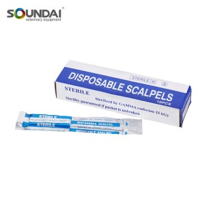 SDAC08 Veterinary disposable Sterile Scalpel