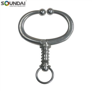 SDAL52 Stainless steel Spring ox nose ring