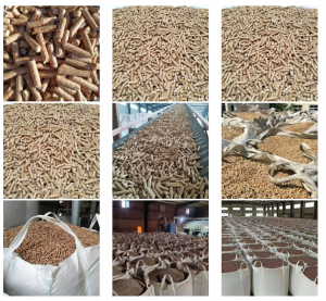 China Cheap 6 8 mm 15kg Bags Enplus A1 Pine Beech Fir Birch Pine Wood Pellets Stick Shape Biomass Fuel Sawdust Particle Wood Pellets