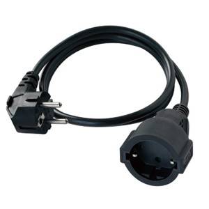 PVC extension cord with 90 degree plug