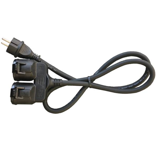 China wholesale Power Cord -  2ways  outdoor rubber extension cord  – Shuangyang