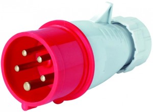 CEE 5-pin 16A 6H plug