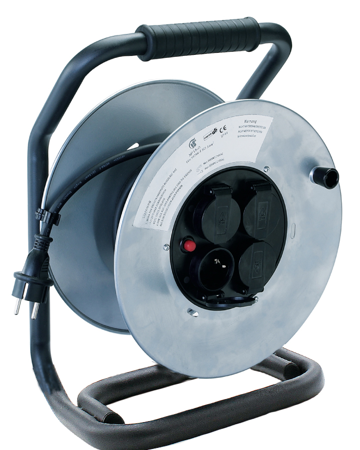 China CE GS ROHS Germany waterproof cable reel IP44 factory and