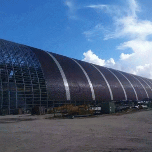 Good Quality Space Frame Company - Construction Of 126-Meter Space Frame Span Project Of Steel Space Frame Power Plant – Puye