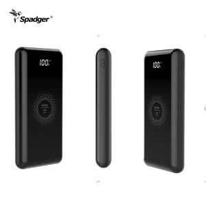 15W wirelesss power bank 20000mAh PD18W portable charger LED Display High capacity battery bank with flashlight