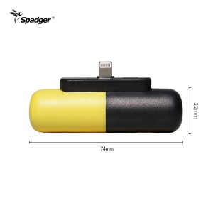 Small portable charger 3300mAh capsule power bank compact mini lipstick  battery pack