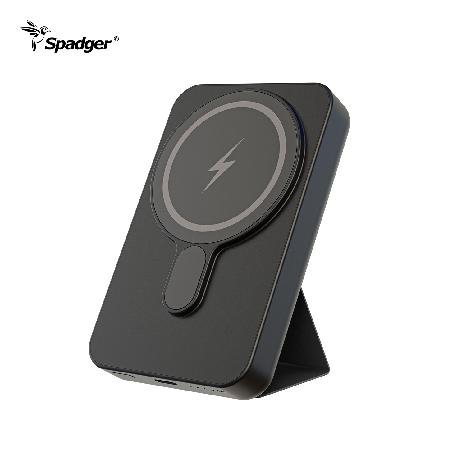 Magnetic Wireless Portable Charger With Phone Stand,10000mah Magnetic  Wireless Power Bank For Iphone Magsafe