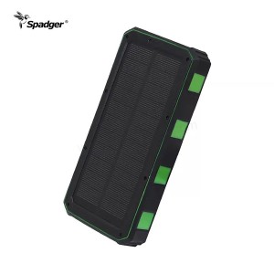 Solar Charging power bank 20000mAh solar portable charger New product solar battery bank