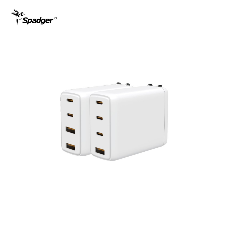 Hot sale 65W Phone Charger Type-C USB - Laptop Mobile Phone Charger PD100W Foldable USB TYPE-C Wall Charger 100W Fast charging GaN ChargerUS UK EU AU Plug – Spadger
