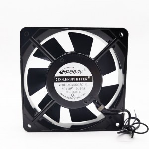 AC FAN SA12025-2 High quality ventilation fans 12025 120x120x25mm ac fan 110v AC 220 volt cooling fan,high speed industrial cooling fan,Ball Bearing 120mm  12cmAC cooling fan