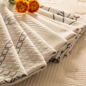 Customized Design Polyester Double Jacquard Mattress Fabric