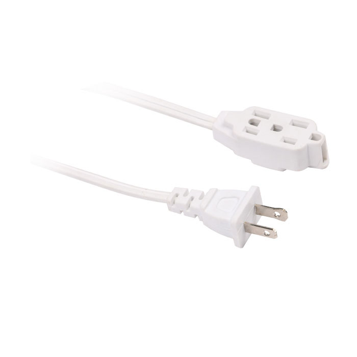 SD-689 2 prong 3-outlet ac power extension cord