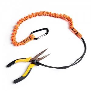 Wholesale Fall Arresting Lanyard - Scaffolders Fall Protection At Height Stretchable 1M Safety Tool Lanyard With Carabiner Hook – Spocket