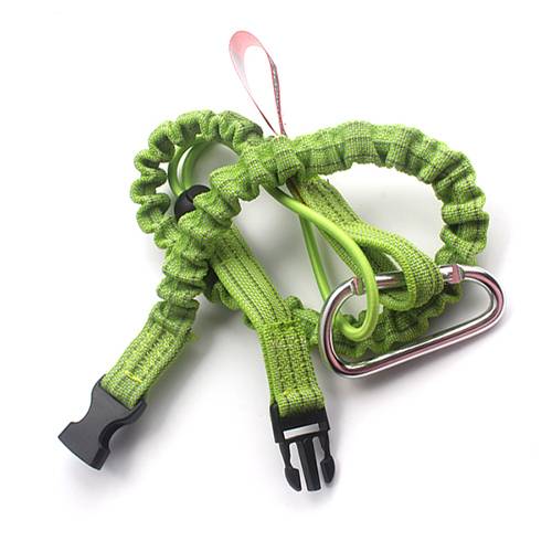 China Detachable Safety Carabiner Elastic Cord Tool Lanyard 22LBS  Manufacture and Factory