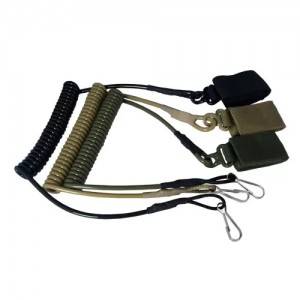 China Cheap price Swivel Spring - Duty Belt Loop Coiled Tool Lanyard Tactical Coiled Pistol Retention Lanyard – Spocket