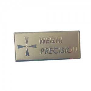 China wholesale Printing Nameplate - Debossed Engraved Metal Tags Aluminum Anodized Tag Advertising Metal Plate – Spocket