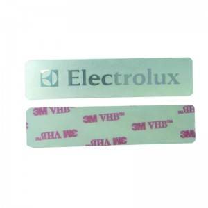 Bottom price Engraved Nameplate - OEM / ODM Aluminum Self Adhesive Embossed Logo Sticker Metal Plate – Spocket