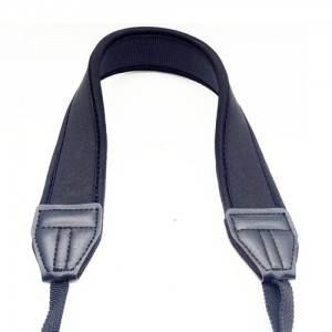 Universal Fashionable Quick-release Black Neoprene Camera Soft Neck Belt Strap