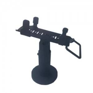 New Style Pure Metal Black POS Terminal Stand Adjustable For Cashier Counter System