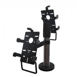 Adjustable Black Smart 2 In 1 Rotatable POS Swivel & Tile Credit Card Terminal Stand