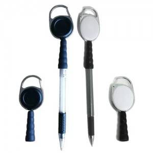 Hot sale Pen Reel - Custom Carabiner Retractable Badge Reel With Pencil / Pen Holder ROHS Approved – Spocket