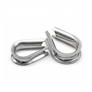 Hot New Products Karabiner - 304 / 316 Chicken Heart Shaped Tube Thimble Ring Amercian Tube Triangle For Wire Rope Terminal Fittings – Spocket