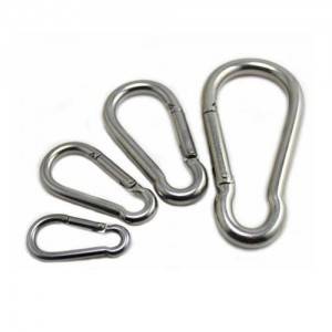 Factory Supply D Shape Hook - Light Weight Rope Hardware Accessories Rock 304 / 316 Stainless steel Snap Climbing Carabiner Polished Smooth – Spocket