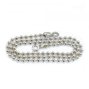 Stainless Steel Hanging Bead Ball Chain With Connectors Custom Length