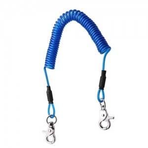 Steel Tool Safety Spring Lanyard Quick Release Lobster Clips Anti Lost