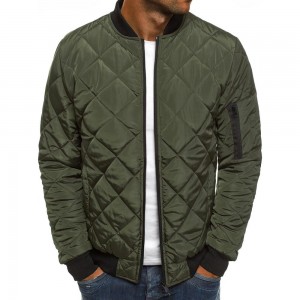 Quilted Bomber Jacket   