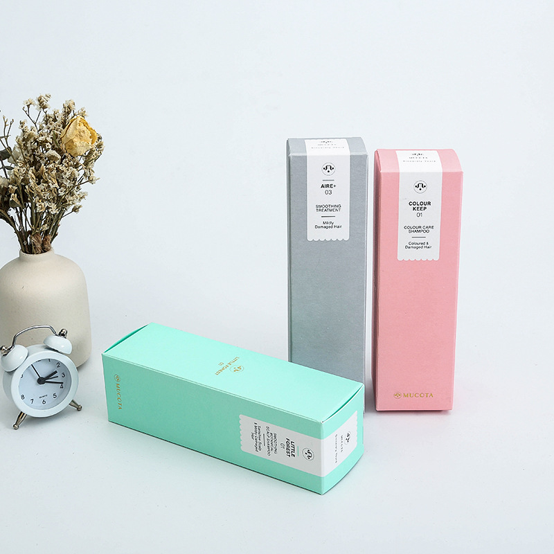 Cosmetics packaging box products color packaging box wholesale carton customization