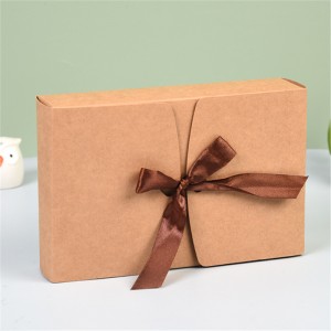 China wholesale China Christmas Portable Creative Packaging Gift Box Kraft Paper Corrugated Paper Packaging Box