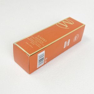 Toner colour box custom water milk packaging box printing skincare sunscreen folding cartons