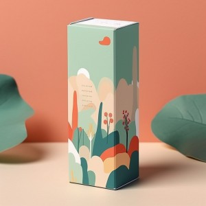 Skincare box design ,printed paper box-night cream face cream colour high-grade moisturising cream essence cream packaging box