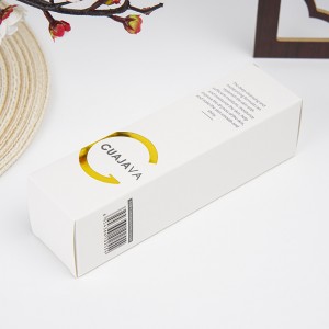 Factory color box custom paper box white card silver card mask box skin care cosmetics packaging box can print logo