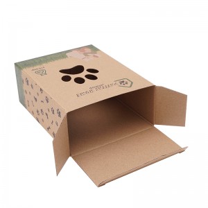 Kraft paper folding packaging box extra hard kraft paper box colour paper box printing logo