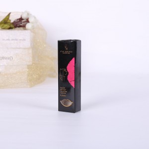 Cosmetic colour box printing lipstick white cardboard gift box open window packaging cartons